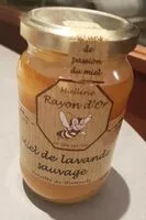 Mängden socker i Miel de lavande sauvage