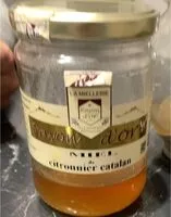 Mängden socker i Miel de citronnier catalan