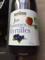 Mängden socker i Jus Pomme Myrtille