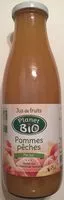 Mängden socker i Jus de fruits pommes pêches pur jus