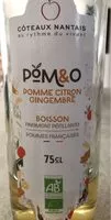 Mängden socker i Pom&O pomme citron gingembre