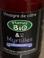 Mängden socker i Vinaigre de cidre jus de myrtilles