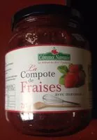 Mängden socker i COMPOTE DE FRAISES