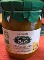 Mängden socker i Compote de Pêches jaunes avec morceaux