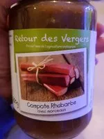 Mängden socker i Compote rhubarbe