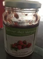 Mängden socker i Compote fraises
