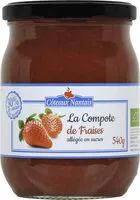 Mängden socker i La compote de fraises