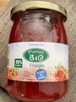 Mängden socker i Compote Fraises