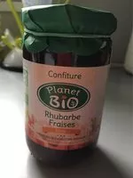 Mängden socker i confiture rhubarbe fraises extra