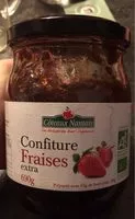 Mängden socker i Confitures Bio Fraises Extra
