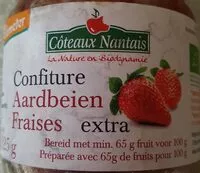 Mängden socker i Confiture fraises extra