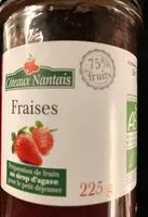 Mängden socker i Confiture fraises