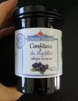 Mängden socker i Confiture de myrtille allégée en sucres