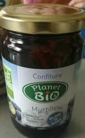 Mängden socker i Confiture de myrtilles