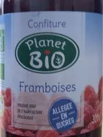 Mängden socker i Confiture framboises