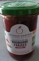 Mängden socker i Confiture de rhubarbe fraises extra
