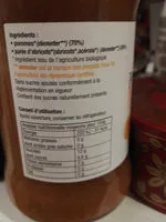 Mängden socker i Puree Pomme Abricot