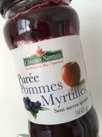 Mängden socker i Purée De Pomme Myrtille