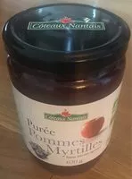 Mängden socker i Purée Pommes Myrtilles