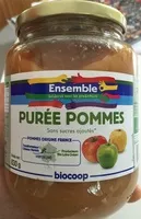 Mängden socker i Purée pommes Sans sucres ajoutés