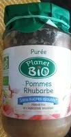 Mängden socker i Purée pomme rhubarbe