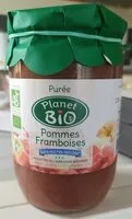 Mängden socker i Purée pommes framboises