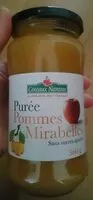 Mängden socker i Purée de pommes mirabelles