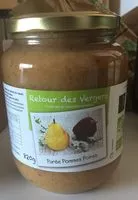 Mängden socker i Purée Pommes Poires