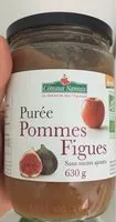Mängden socker i Purée Pommes/Figues