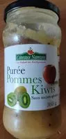 Mängden socker i Purée pommes kiwis