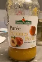 Mängden socker i Purée pommes pêches