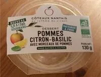 Mängden socker i Dessert pommes citron-basilic