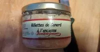 Mängden socker i Rillettes de canard à l'ancienne
