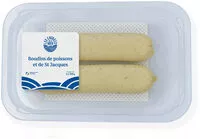 Mängden socker i 2 boudins de poissons et de saint jacques