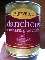 Mängden socker i Manchons de canard gras confits