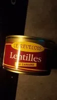 Mängden socker i Lentilles au canard