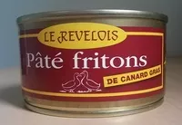 Mängden socker i Pâté fritons de canard gras
