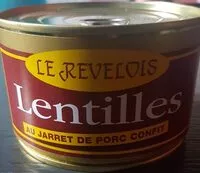 Mängden socker i Lentilles au jarret de porc confit