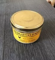 Mängden socker i Rillettes de Volailles Cuites en Marmite