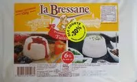 Mängden socker i Fromage frais en faisselle 6% MG La Bressane