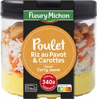 Mängden socker i Poulet riz au pavot & carottes sauce curry