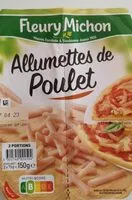 Mängden socker i Allumettes de poulet