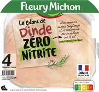 Mängden socker i 4 TRANCHES BLANC DE DINDE ZERO NITRITE