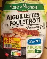 Mängden socker i Aiguillettes de poulet roti