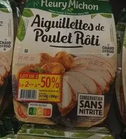 Mängden socker i Aiguillettes de poulet rôti
