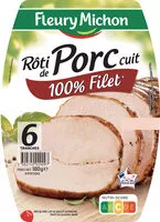 Mängden socker i Rôti de Porc - 100 % filet*