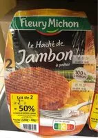 Mängden socker i Haché de jambon