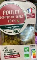 Mängden socker i Poulet pommes de terre Rôtis