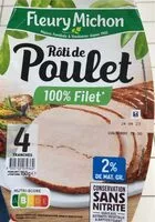 Mängden socker i Rôti de Poulet - 100% filet