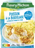 Mängden socker i Poisson à la Bordelaise & écrasé de pommes de terre